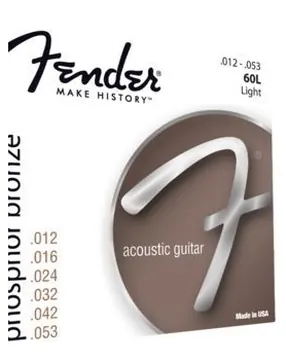 Fender 60 L Phosphor Bronze Westerngitarrensaiten 12-53
