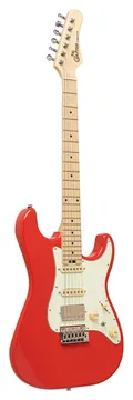 Crafter Charlote Strat Electric Guitar Vintage Red