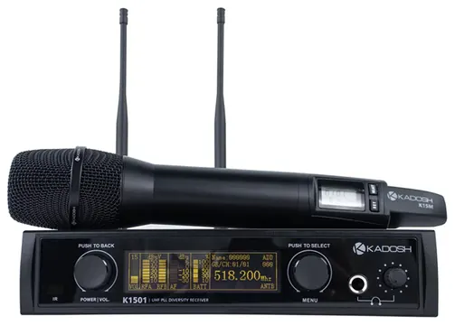 Kadosh Microfone Sem Fio Kadosh K1501M UHF Mão