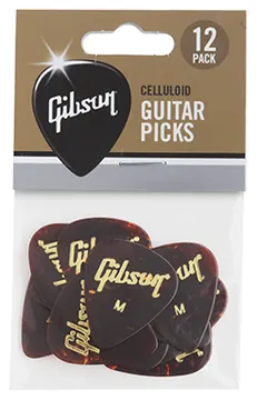 Gibson Pack 12 Puas Pearly Tortoise Medium