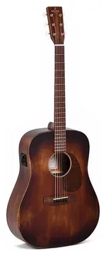 Sigma DM-15E-AGED Westerngitarre mit Tonabneh