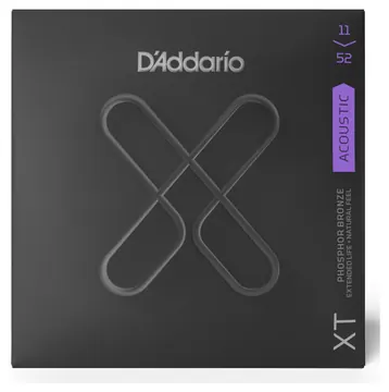D'addario XTAPB1152 Custom Light - Muta di corde per chitarra acustica Phosphor/Bronze 011 - 052