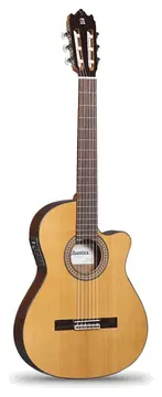 Alhambra 3C CT E1 GUITARE CLASSIQUE ELECTRO CUTAWAY - Table en Cèdre