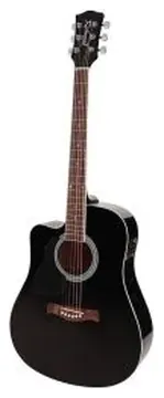 Richwood Artist Series Left handed Acoustic Guitar RD-12LCEBK Black