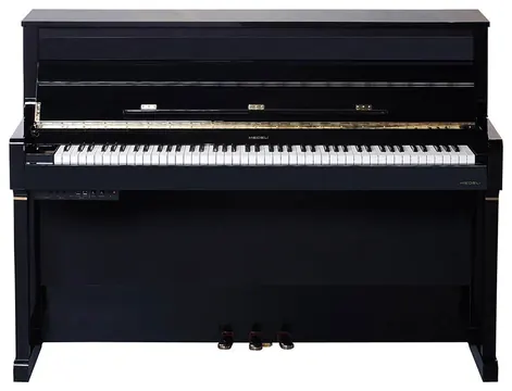 Medeli UP805 Forte Series Digital Upright Piano in Zwart Hoogglans