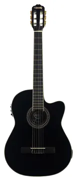 Tonante VTLSC1954P Linha Lorenzzo Flat 39" de Nylon Preto C/ Afinador