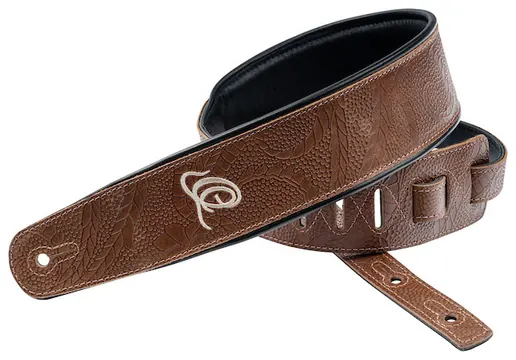 Ortega Echtleder Gurt - Natural Brown Flora OSCU-2