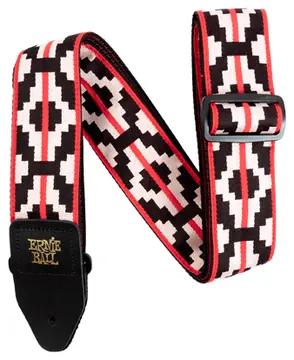 Ernie Ball Gitarrengurt, Jacquard, Ristra Red