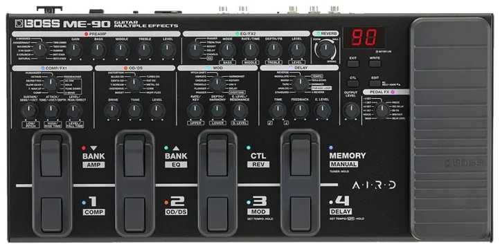 Boss ME-90 Guitar Multi Effects Unit with Bluetooth Adaptor