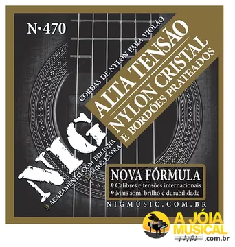 NIG Encordoamento NIG N-470 Violão Nylon Cristal