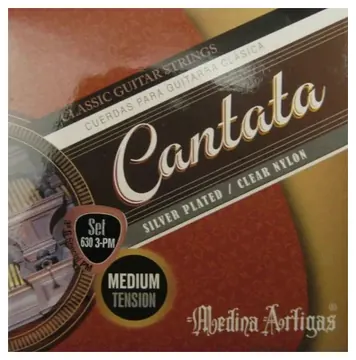 Medina Artigas Encordoamento Medina Artigas Cantata Nylon Tensão Média Cristal 630