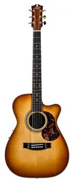 Maton EBG808c Vintage Amber Burst Satin Nashville Cutaway