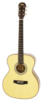 Aria 209N Acoustic Guitar Natural Solid Mango Back and Sides