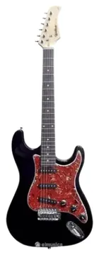 Waldman ST-111T Stratocaster Cor Preto (BK)