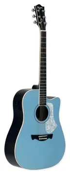 Tagima Folk Elétrico Aço Agathis Latin América Andes Lpbs Lake Placid Blue Satin (10018)