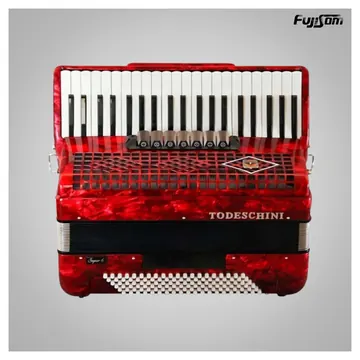 Todeschini Acordeon Todeschini 120 Baixos YW-827 Vermelho | Fujisom
