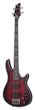 Schecter Hellraiser Extreme 4 Crimson Red Burst Satin E-Bass