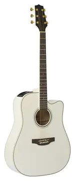 Takamine GD37CE PW Branco Eletroacústico Folk Aço Bag Inclusa