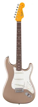 Fender American Vintage II 65 Stratocaster Electric Guitar, Round-Lam RW FB, Shoreline Gold