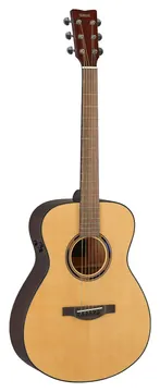 Yamaha TransAcoustic TAS1E Westerngitarre – Concert-Body, Cutaway, Fichte massiv, TransAcoustic-System, inkl. Hardbag