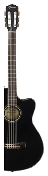 Fender CN-140SCE Chitarra elettro acustica spalla mancante x accesso facile Nero
