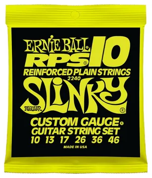 Ernie Ball Electric Guitar Strings 10-46 Ernie Ball RPS Slinky 100% Genuine