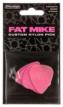 Dunlop 44P060FM Fat Mike Custom Nylon Pick 6pc