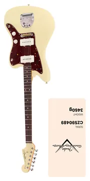 Fender Custom Shop AO25-66 62 Jazzmaster NOS RW Vwh #CZ590489