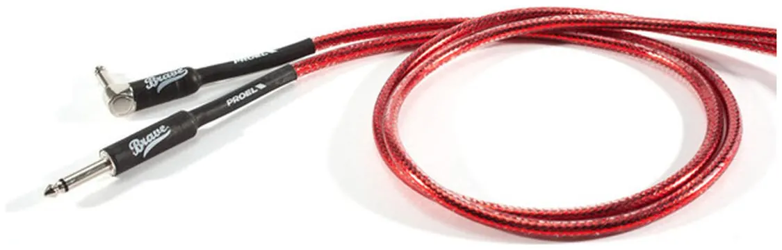 Proel BRV120LU5TR Cavo strumenti Jack Mono 6.3 mm a Jack mono 6.3 mm ad angolo