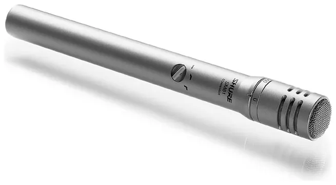 Shure SM-81 Kondensatormikrofon Instrumentenmikrofon für Allroundanwendungen.