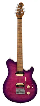 Music Man Axis Super Sport Trem Olallieberry Geflammte Decke