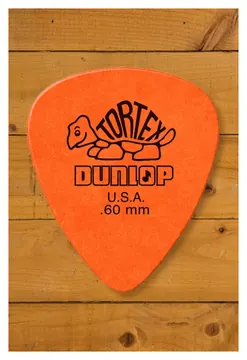 Dunlop Picks - Tortex Standard Orange 0.60mm - Pack 12