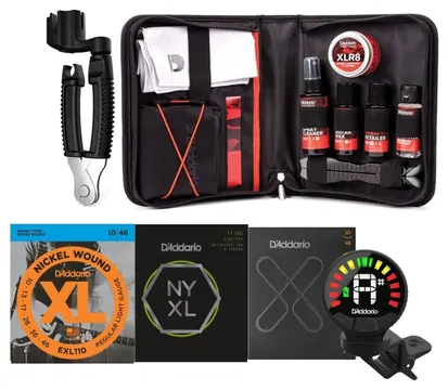 DAddario D'Addario DP0002 Guitar Pro-Winder Restringing Bundle