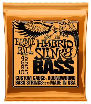 Ernie Ball 2833 Hybrid Slinky Bass Muta di corde per basso elettrico 045-105