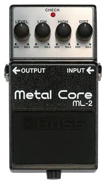 Boss Pedal Boss ML-2 Metal Core de Distorção para Guitarra