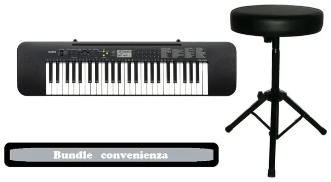 Casio Ctk 240 Tastiera Portatile 49 Tasti Quattro Ottave + Sgabello IN Omaggio