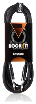 Bespeco Cavo Strumenti Jack Mono Jack Mono Mt 9 Rockit Guaina Rigata