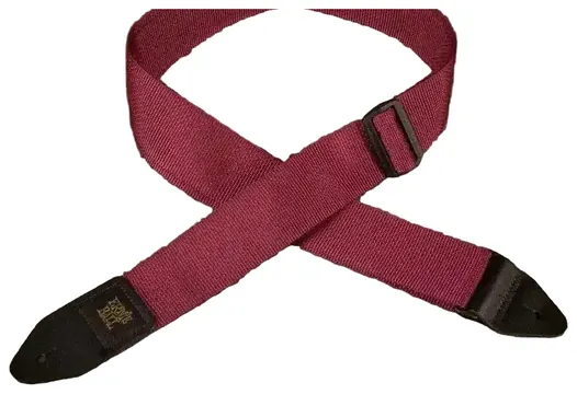 Ernie Ball Burgundy Nylon Guitar Strap