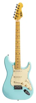 PHX ST-2 DBL Vintage Series Stratocaster Azul C/ Escudo Creme