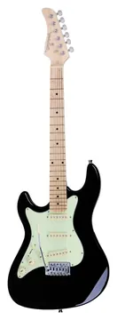 Strinberg Stratocaster STS-100LH Preta Canhoto