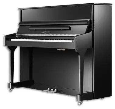 Piano Vertical Ritmuller AEU118S PE Silent Classic 118cm Preto Polido 3 Pedais