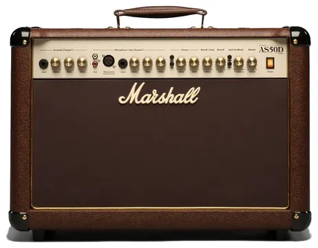 Marshall Amplificador de Violão Marshall AS-50D Marrom de 50 Watts RMS