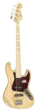 SX Contrabaixo SX SJB75 Jazz Bass de 4 Cordas em Ash Natural c/ Tortoise