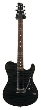 Suhr Oso Short Scale Alder Figured Maple Trans Black Rosewood Fingerboard #94013
