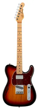 G&amp;L G&L ASAT Classic Bluesboy Semi-Hollow 3-Tone Sunburst