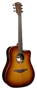 LAG T118DCE-BRS Dreadnought Semi-Akoestische gitaar Brown Shadow