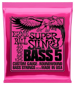 Ernie Ball 2824 Super Slinky Bass 5 Cordas 40/125