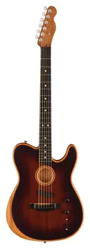 Fender American Acoustasonic All-Mahogany Telecaster, Bourbon Burst