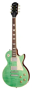 Epiphone Les Paul Standard 50s Figured - Seafoam Green com Bag