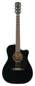 Fender Cc-60Sce Black Chitarra Acustica Elettrificata